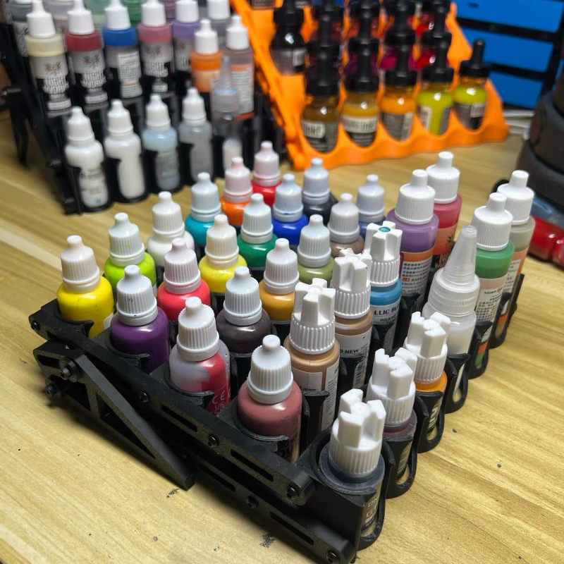 模型漆架 模型颜料架 26mm 颜料油漆收纳支架可折叠