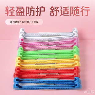 花样冰刀保护刀彩色水冰鞋花刀球刀刀套冰刀保护冰刀鞋面鞋套配件