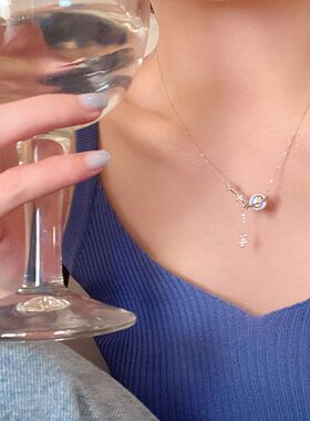 钛饰品项链链年钢配高级轻奢韩国