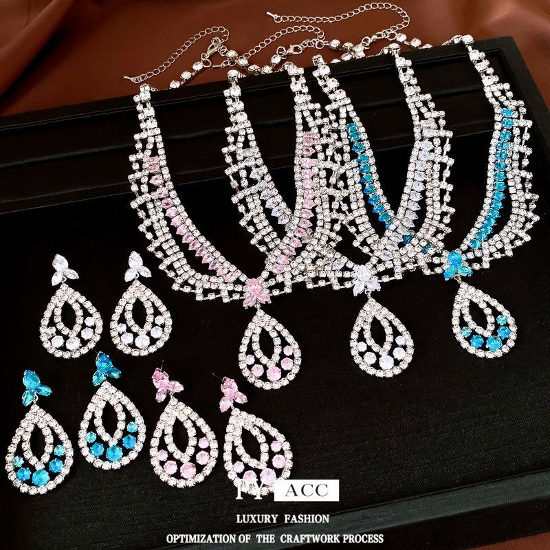 首饰高级感耳钉轻奢套装吊坠百搭