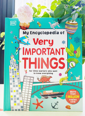 英文原版 DK幼儿百科全书 那些重要的事 My Encyclopedia of Very Important Things 全彩精装 十万个为什么DK 科普百科