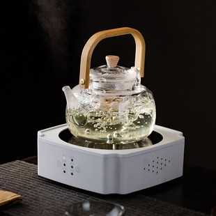 加厚玻璃耐高温烧水泡茶白茶电陶炉煮茶炉 煮茶壶煮茶器新款