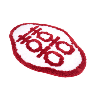 喜乐公园结婚地垫入户门垫中式婚房布置红色脚垫卧室喜字花边地毯