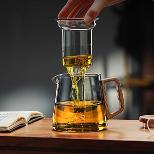 玻璃茶壶泡茶家用耐高温单壶过滤泡茶神器办公室泡花茶壶茶具套装