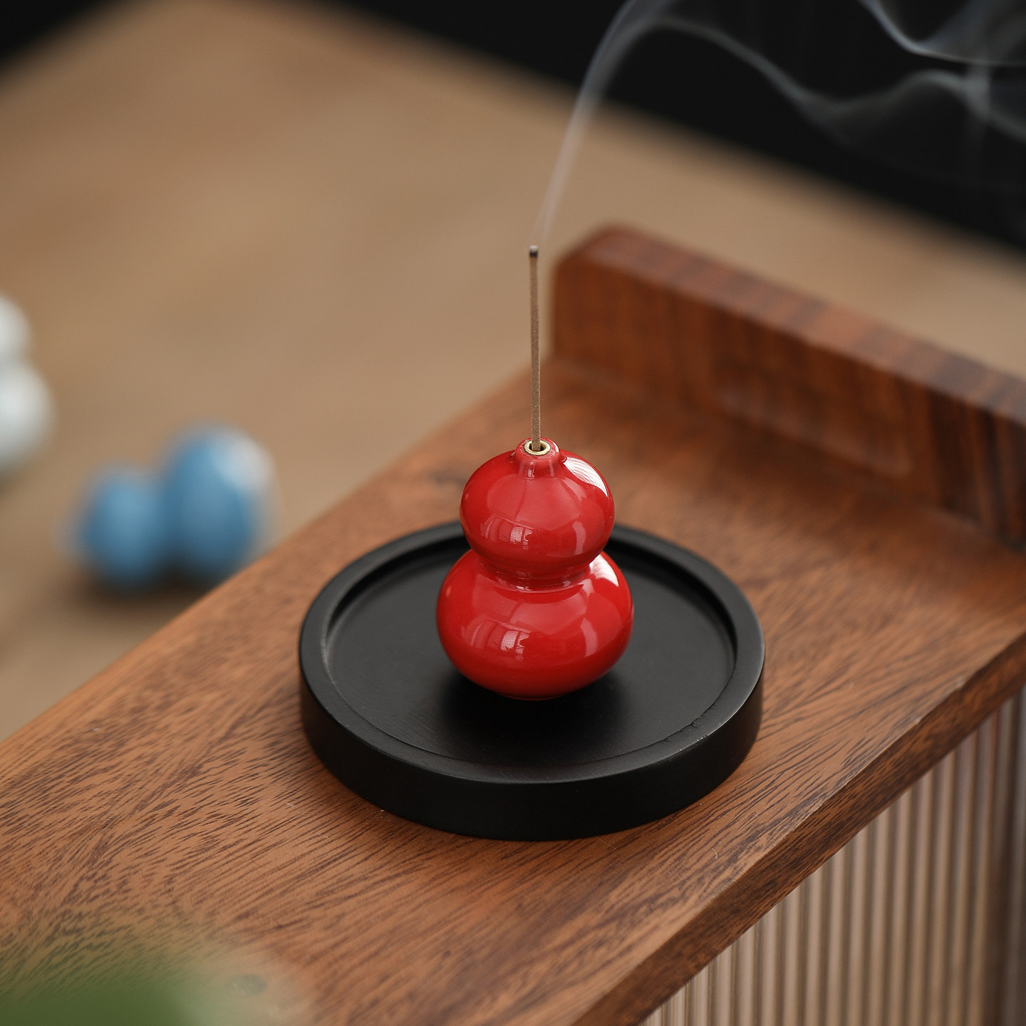 葫芦国风五福线香底座陶瓷小葫芦线香香插禅意茶台桌面熏香炉摆件,餐饮具,茶道/香炉,淘宝优惠券,粉丝福利购,淘宝优惠卷