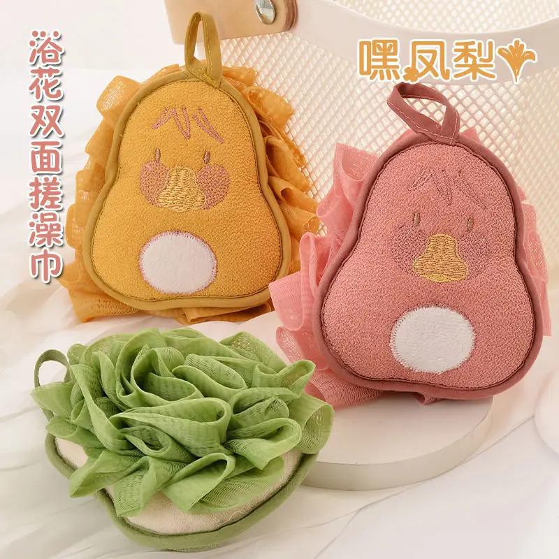 新款浴花搓澡巾双面搓澡无痛搓泥去灰搓澡巾浴花二合一搓澡巾X1