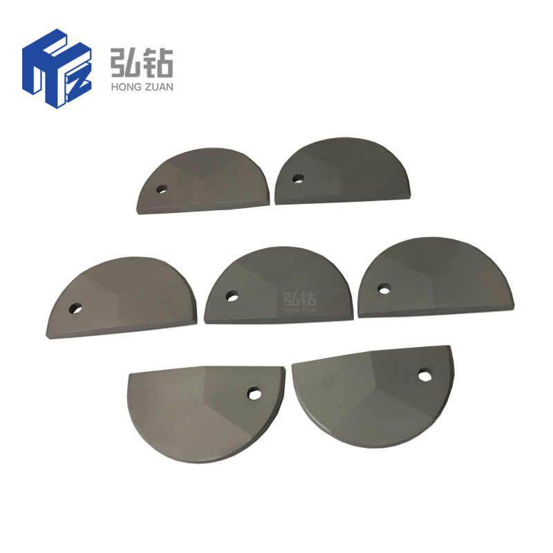 来图定做 碳化钨半圆异形件 K10K20硬质合金非标产品 带孔异形件