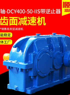 定制硬齿面减速机 DCY400-50-IIS齿轮减速器 泰兴减速机厂家