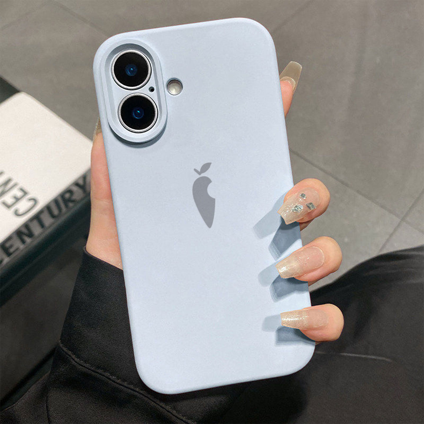 缺口胡萝卜适用于苹果17promax手机壳液态硅胶iPhone16pro保护套情侣15新款创意14超好看独特13全包12超火软