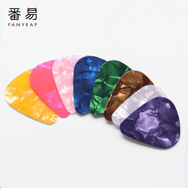 -10Y包邮/10Y吉他拨片A1P60-电吉他配件彩色赛璐璐民谣指弹