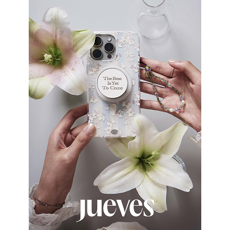 【赵露思同款】JUEVES星期四海水百合磁吸壳iphone15pro手机壳苹果14pm适用于16华为p70pro软壳mate60pro