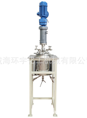 供应5L磁力密封 高粘反应釜，尼龙反应 螺带搅拌 高温反应釜