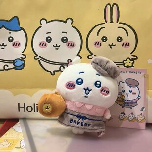 日本正版吉伊热狗三明治乌萨奇玩偶面包店员小八挂件吉伊卡哇