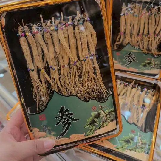 东北林下参18年野生状态下自然生长白山人叁新鲜生晒老干参粉礼盒