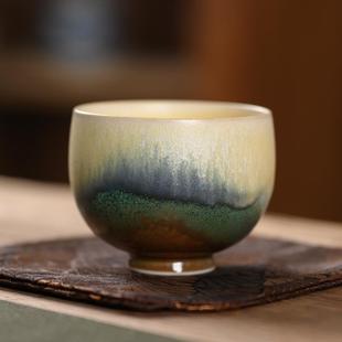 窑变主人杯单杯结晶釉个人专用茶杯子陶瓷品茗杯功夫茶具茶盏家用