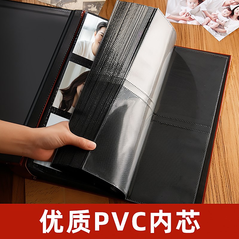 6寸1000张相册本大容量家庭影集纪念册5寸情侣R宝宝相簿照片收纳