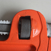 安装 管钳水管钳水泵钳扳手 钳水暖维.修工具家用 轻型管子钳 美式