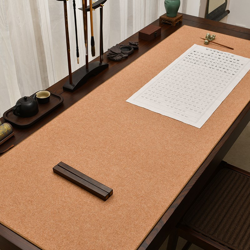 防滑毛毡垫书法书画羊毛毡毛笔书法垫布书画毡写毛笔字的毛毡桌T