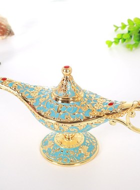 阿拉丁神灯许愿神l灯一千零一夜祝福客厅新疆民族风工艺品创意摆