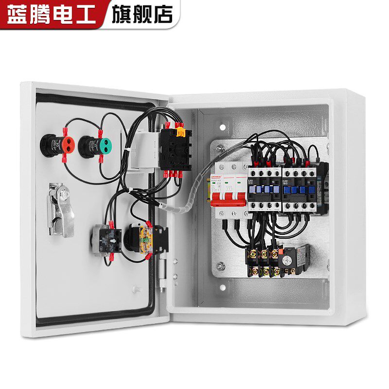 电机正反转定时控制箱自动循环时间控制器380V时间继X电器正转反