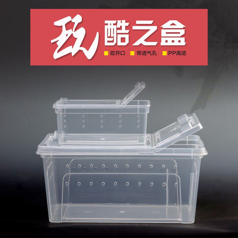 爬宠饲养b盒爬虫饲养箱饲养缸躲避屋寄居蟹守宫蜥蜴角蛙蛇蜘蛛螳