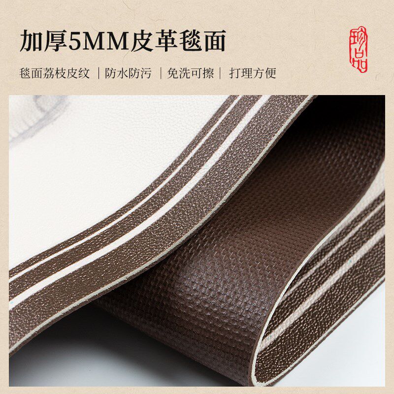 黄色厨房专用地垫防滑防油可擦免洗耐脏家用pPvc皮革脚垫全铺地毯