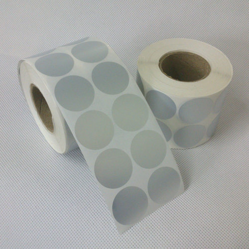 圆型哑银标签纸10 2l0 30 40 50 60 70 80 90 100不干胶圆型银色
