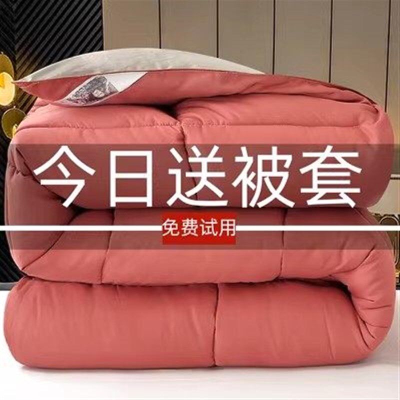 羽绒被95白鹅绒加厚冬被8/10斤春秋被单双人宿R舍被子棉被芯空调