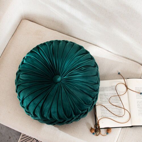 荷兰绒车轮枕跨j境热销圆形南瓜车轮坐垫抱枕靠垫柔软客厅沙发宿