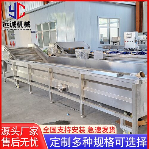 厂家供应不锈钢韭菜清洗机 全自动果蔬清洗机 猕猴桃清洗机设备