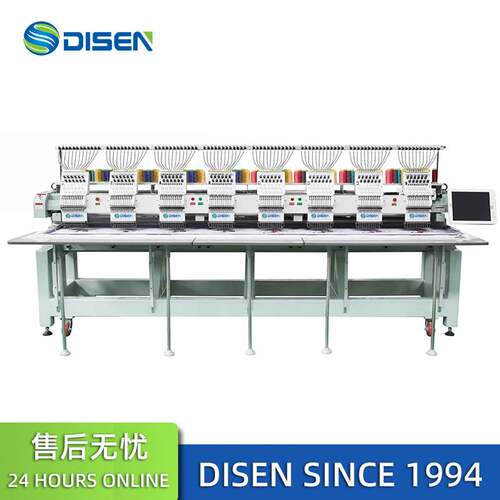 自动多头电脑绣花机帽绣刺绣机computerized embroidery machine