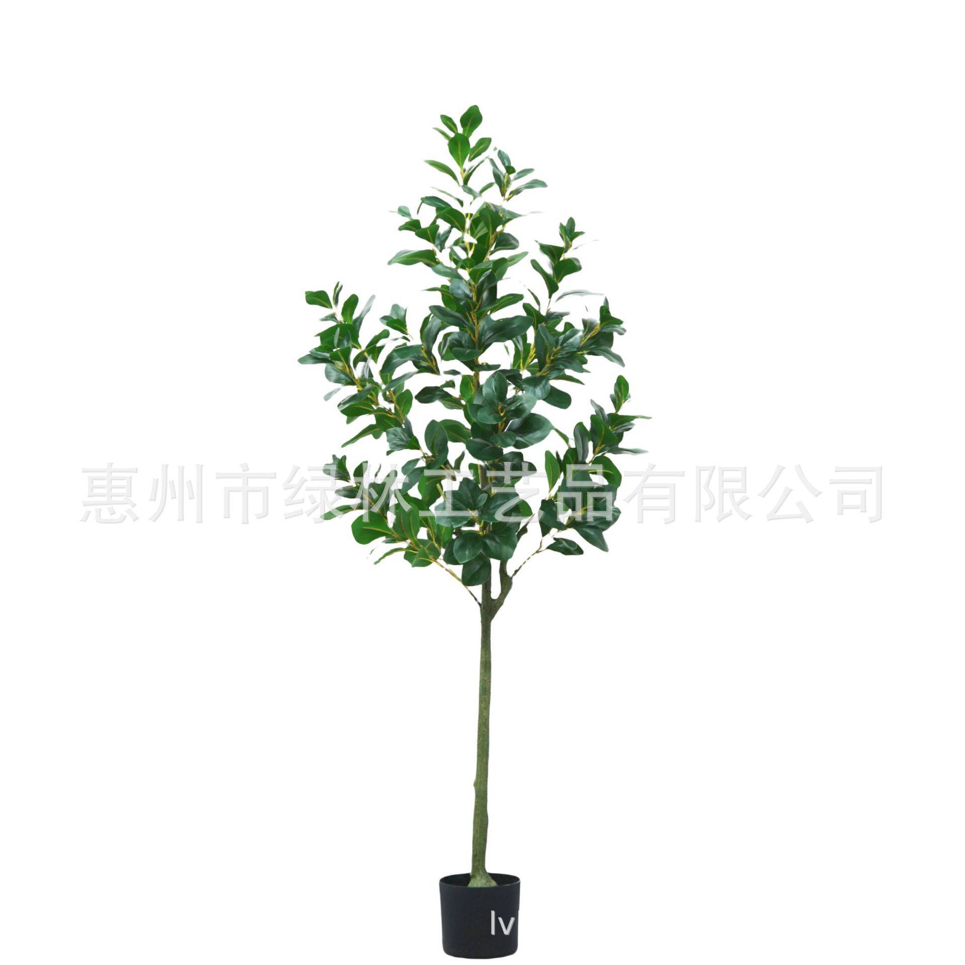 外贸仿真植物豆瓣树可拆装盆栽塑料室内假树造景客厅豆瓣装饰假花