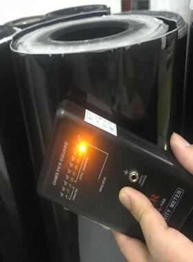 .厂家直销 黑色防静电硅胶板 静电硅胶片防静电系数10的6次到9次
