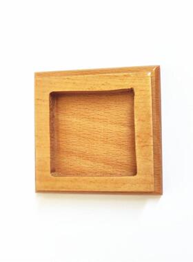 5公分桃木印章底座 佛道印章底座 木质底座 工艺品