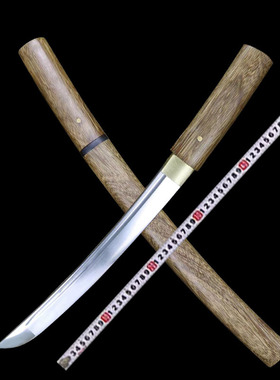 龙泉周匠刀剑日本刀东洋居合道肋差短刀武术练习cosplay 未开刃