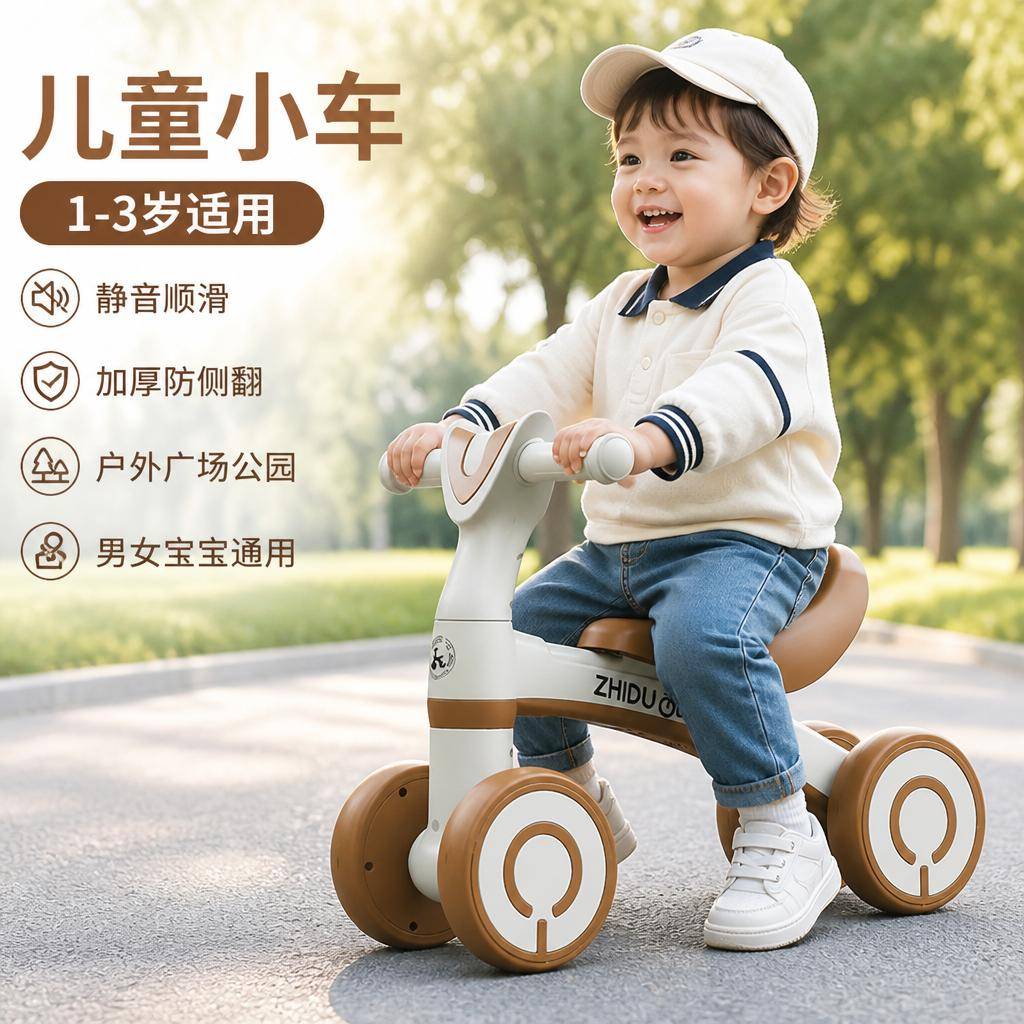 儿童13岁静音顺滑加厚防侧翻户外