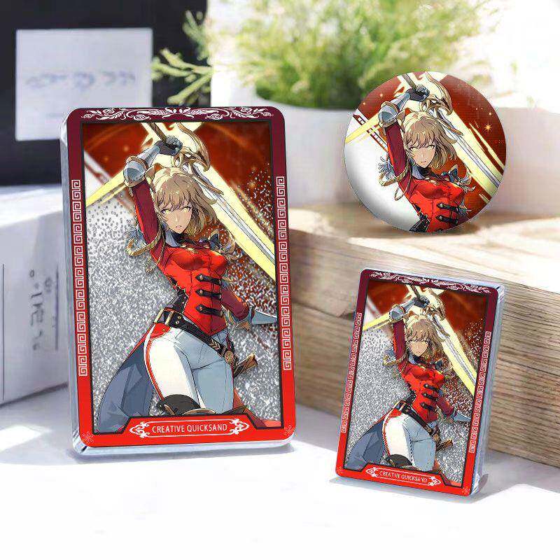 车慧怡我独自升级动漫周边流沙麻将流麻谷子收藏吧唧挂件立牌送礼