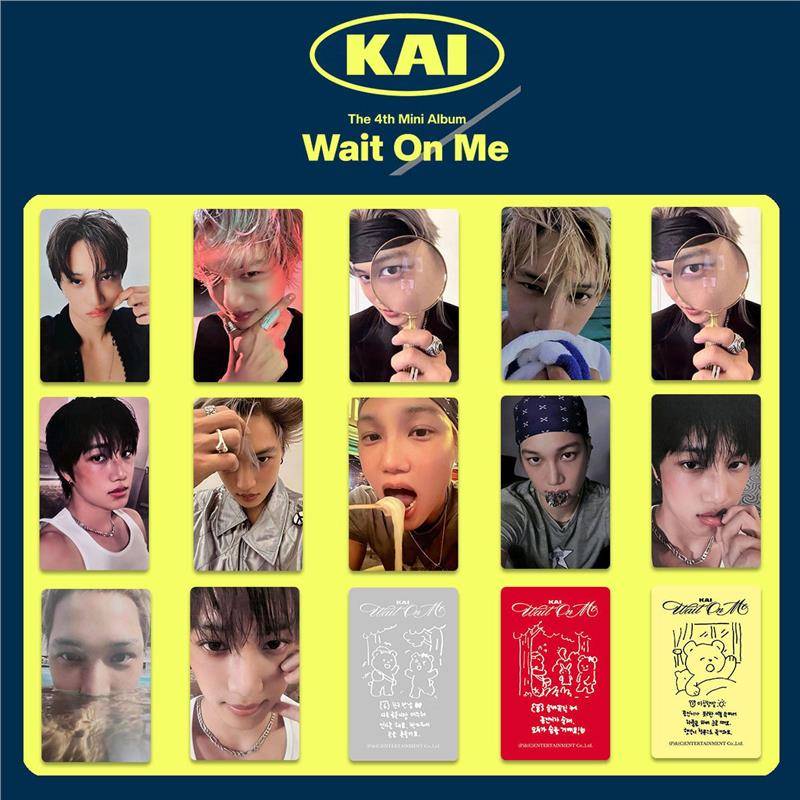 KAI金钟仁小卡专辑周边WAIT ON ME小卡随机卡 特典卡EXO线 线下小