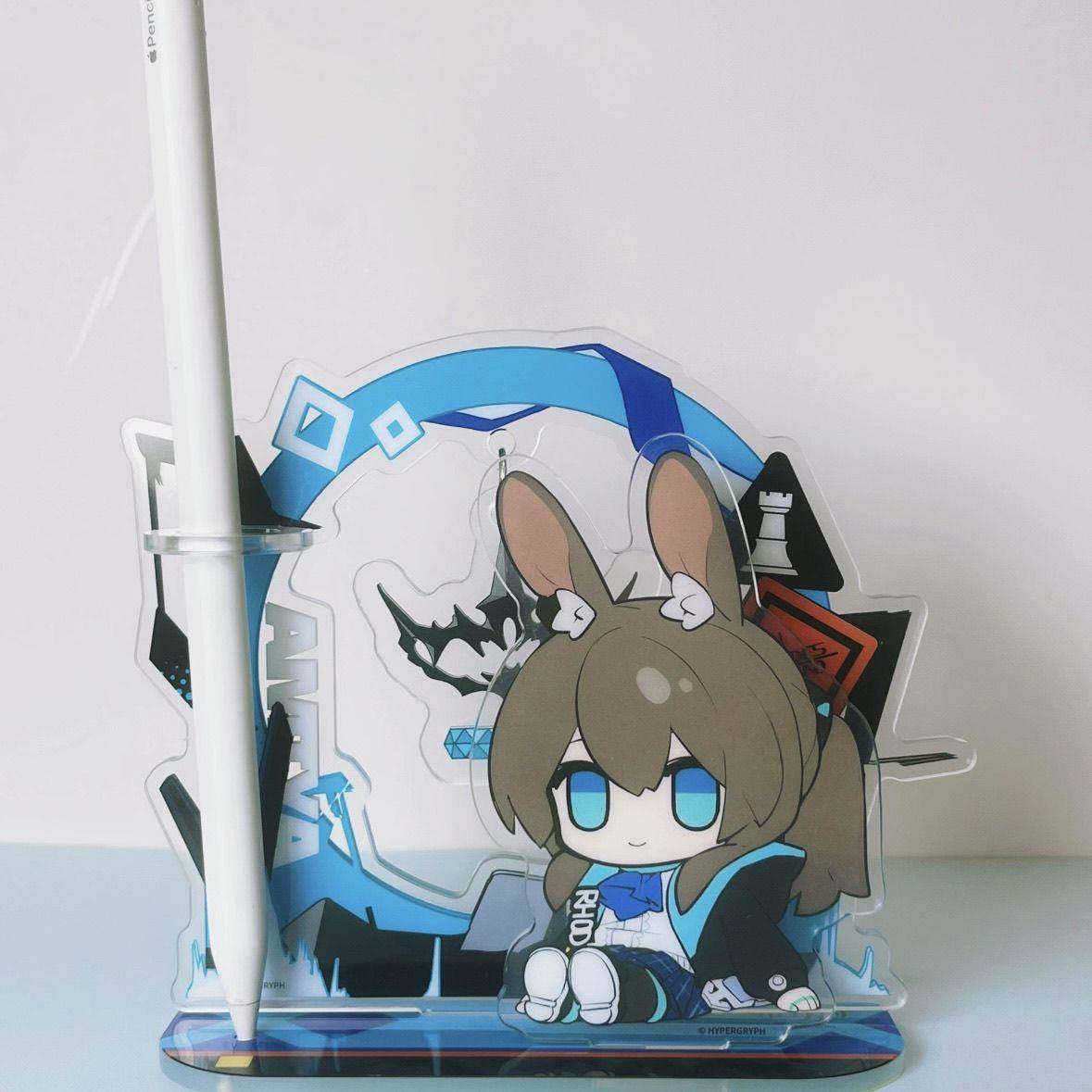 小红书同款明日方舟阿米娅亚克力桌面笔架高颜值创意立牌送朋友