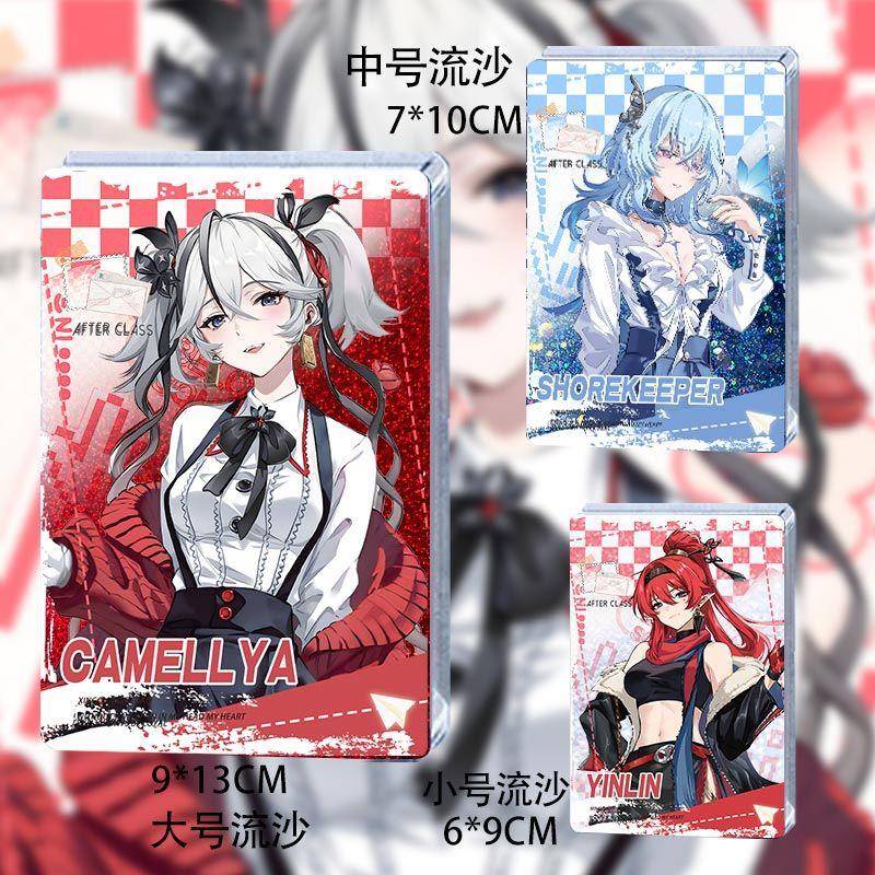 鸣潮快闪联动游戏周边椿流沙麻将守岸人吟霖亚克力流麻立牌送礼物