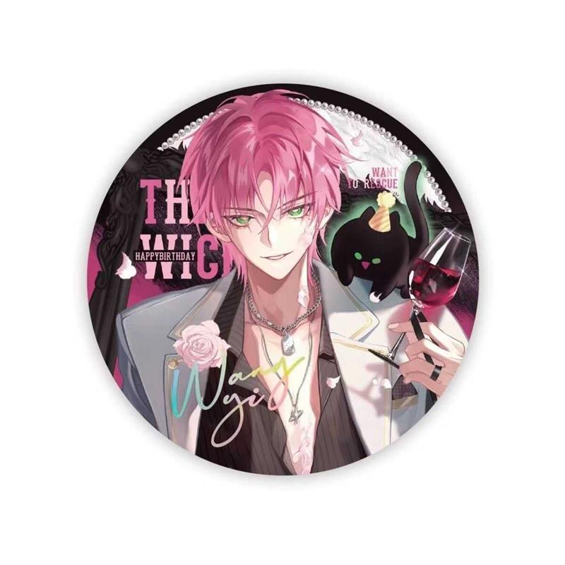 恶人想要抢救一下同人周边吧唧马口铁亮膜自制徽章可爱单人王亿