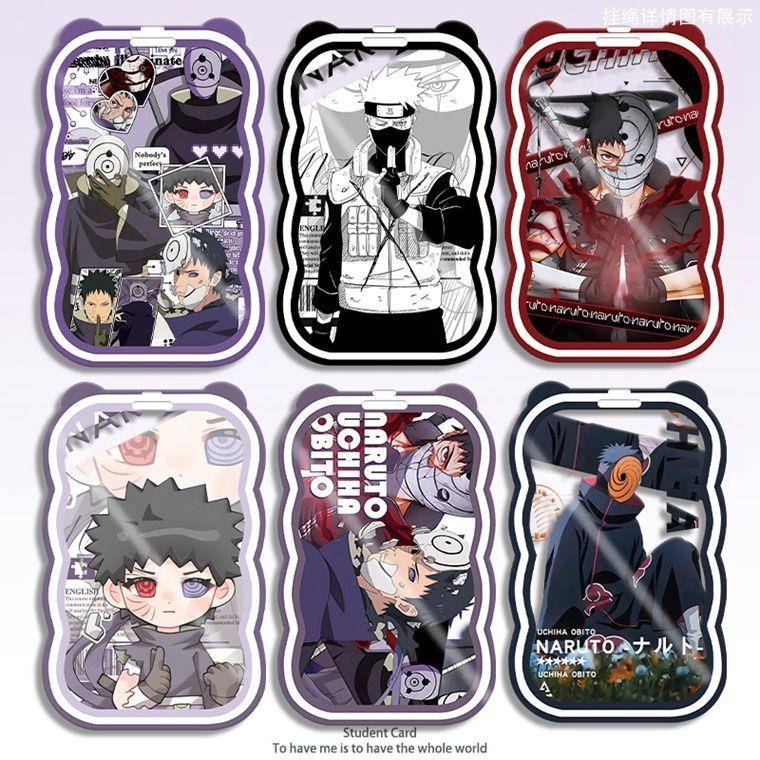 适用火影忍者宇智波带土周边卡套透明身份证门禁卡校卡饭卡工作证