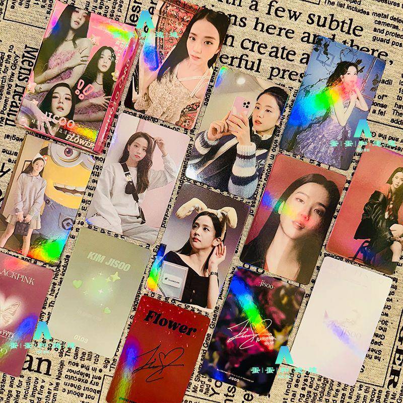 金智秀Jisoo小卡55张粉墨单人镭射小卡新专辑自印小卡片LOMO卡