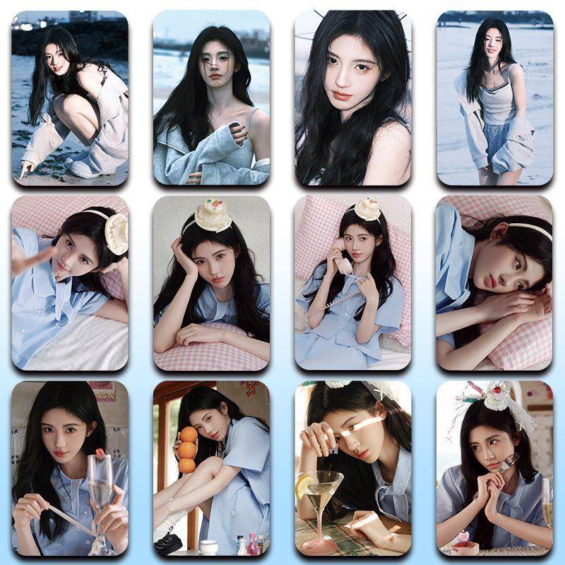 新鞠婧祎小卡生日纪念卡3寸圆角lomo卡小红书同款周边生日礼物送