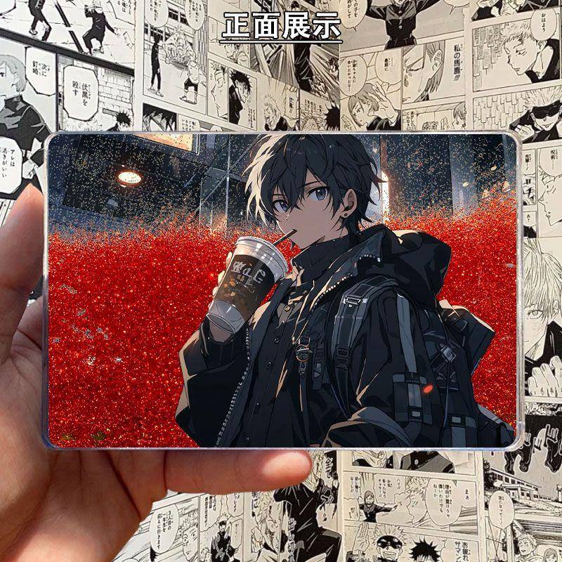 刀剑神域桐人周边流麻吧唧谷子立牌亚克力砖桌面摆件流沙麻将礼物