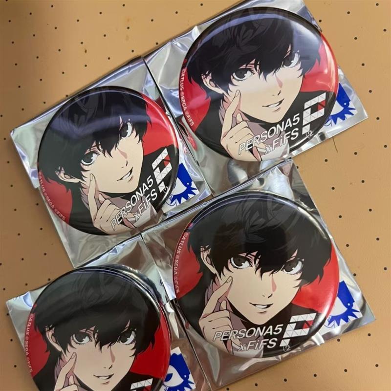 现货日谷 女神异闻录5 p5 雨宫莲新fifs红底吧唧