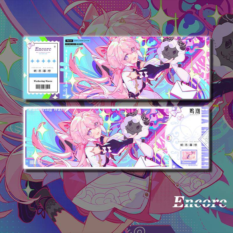 新款鸣潮新款周边安可同人谷子高颜徽章二次元镭射票钥匙扣礼物收