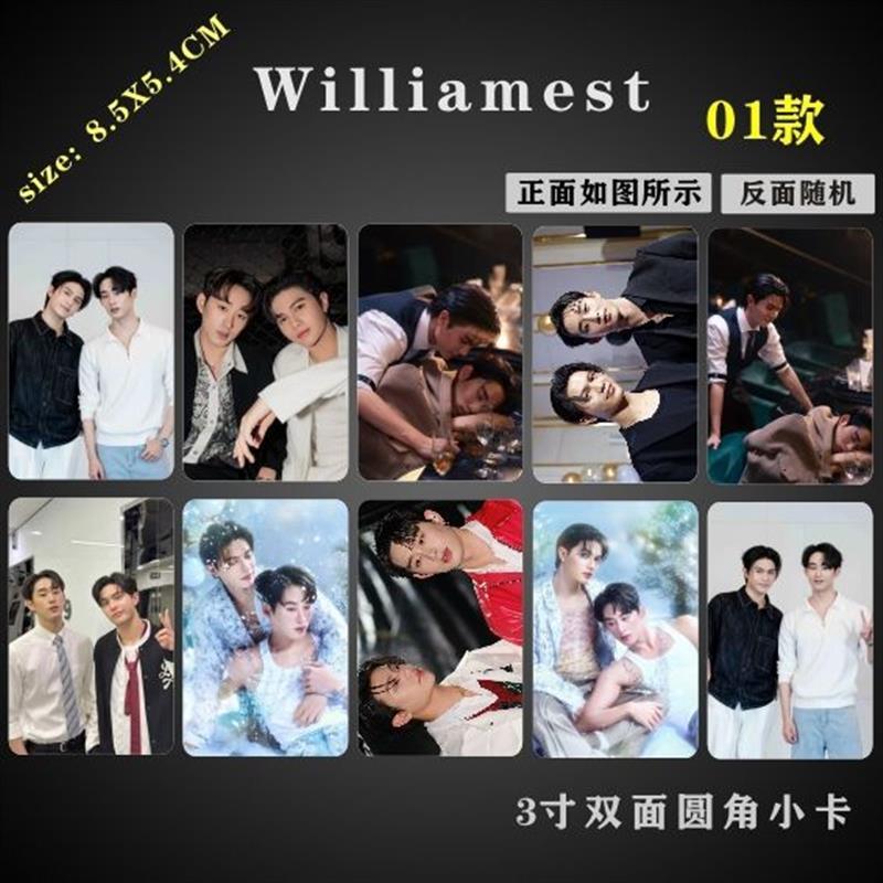 williamest小卡周边圆角ins风同款3寸照片明信片礼品卡