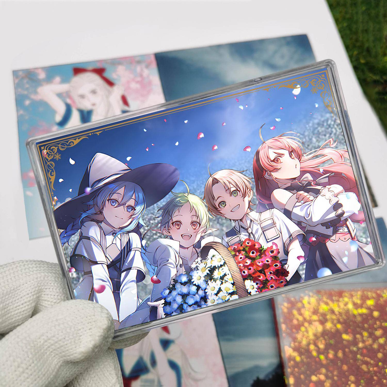 无职转生流沙麻将洛琪希动漫流麻周边透明亚克力卡砖生日礼物摆件