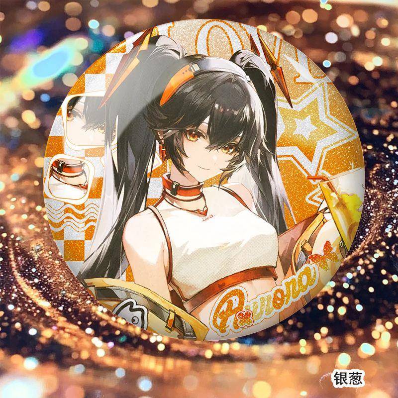 露西亚露娜战双帕弥什CoCo嘟可联动双闪银葱吧唧周边徽章谷子摆件